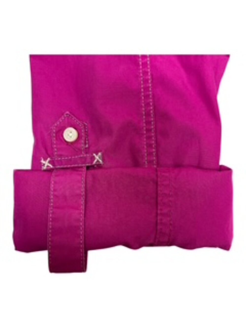 Tommy Hilfiger Women's Long Sleeve Collared Button Shirt Magenta Size M - Picture 4 of 6